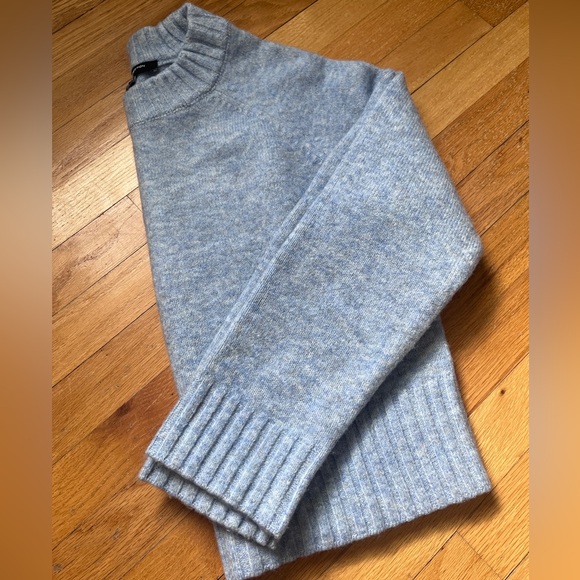 French Connection M marled Blue Sweater - Picture 2 of 6
